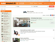 Tablet Screenshot of moto.aaannunci.it