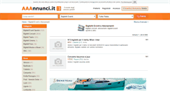 Desktop Screenshot of biglietti.aaannunci.it