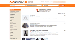 Desktop Screenshot of abbigliamento.aaannunci.it